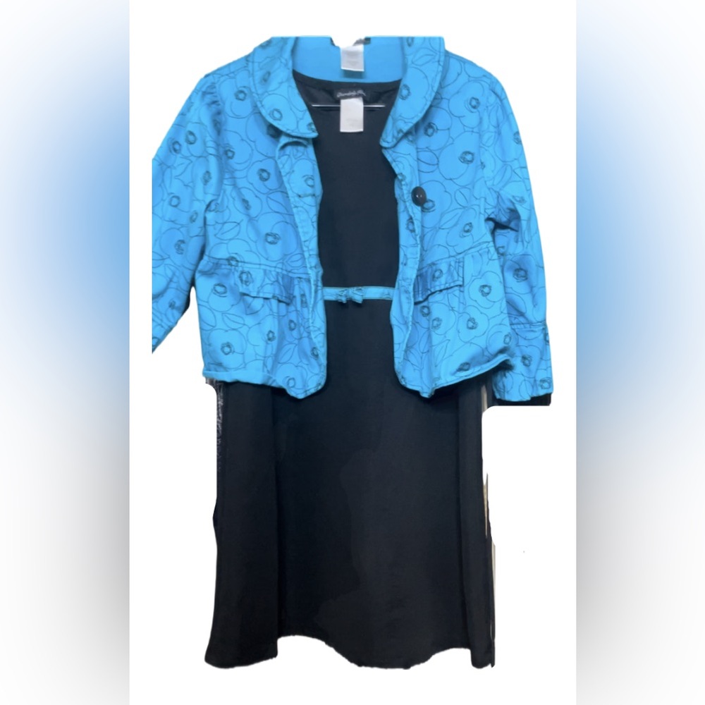 Disorderly Kids - Blue Dress with Suit Jacket Kids Size 18.5